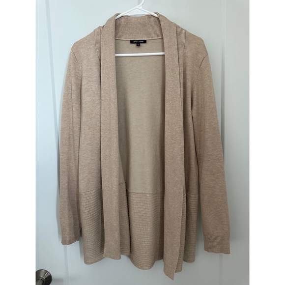 Pink Clover Sweaters - Women's Pink Clover Oatmeal Beige Cardigan